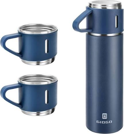 Stainless Steel Thermo 500ml/16.9oz Vacuum Insulated Bottle with Cup for Coffee Hot drink and Cold drink water flask. - Coffee Mug - Coffee Mug - 3